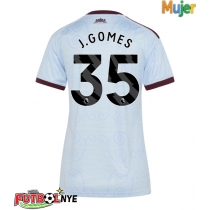 Camiseta Aston Villa Joao Gomes #35 Tercera Equipación para mujer 2026-27 manga corta